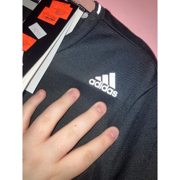 NWT Adidas black and white graphic tee size medium - Picture 2 of 5